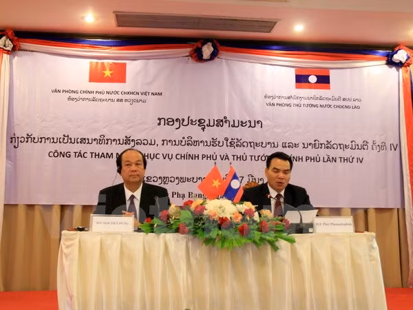 Vietnamese, Lao government offices bolster cooperation ảnh 1 Vietnamese, Lao government offices bolster cooperation ảnh 1