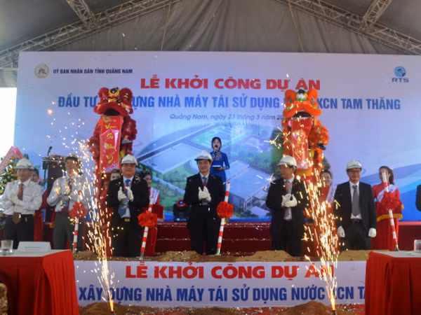 Quang Nam builds modern wastewater recycling plant ảnh 1