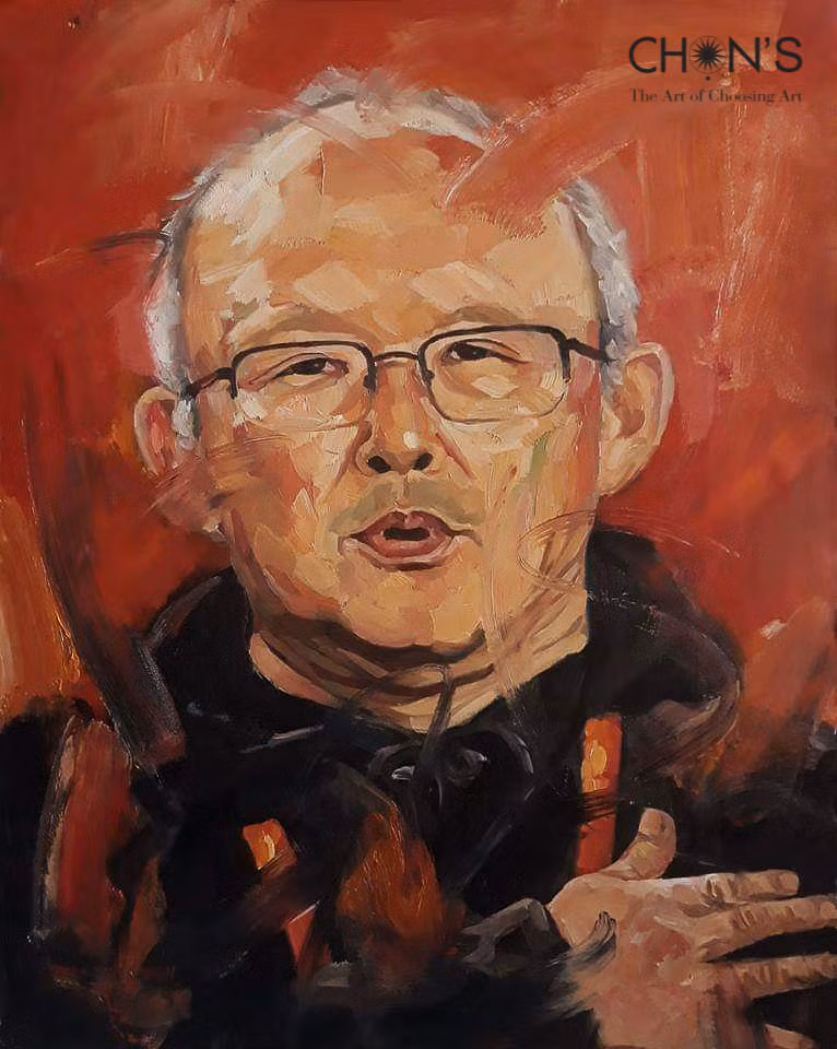 Oil portrait of coach Park Hang-seo to be auctioned ảnh 1