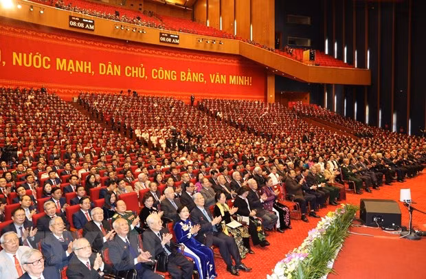 Press release on opening session of 13th National Party Congress ảnh 1