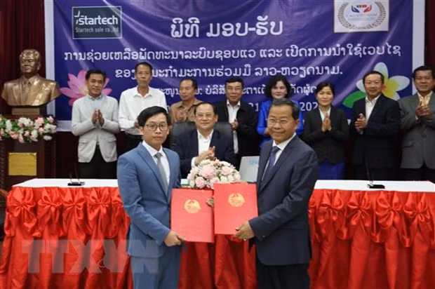 Laos – Vietnam Cooperation Committee opens official portal ảnh 1