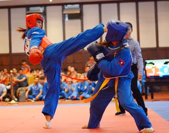 Vietnamese dominate regional Vovinam champs ảnh 1