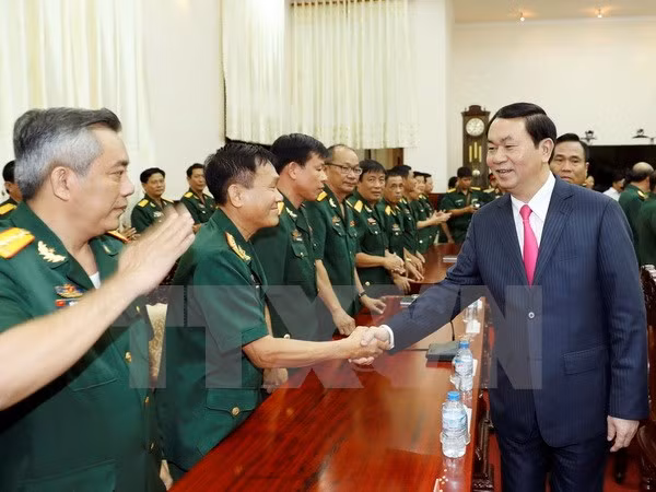 President pays pre-Tet visit to Mekong Delta localities ảnh 1