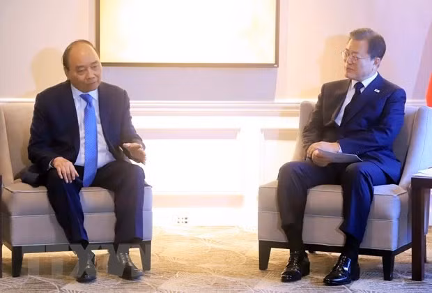 UNGA 76: President meets foreign leaders, WB President in New York ảnh 1
