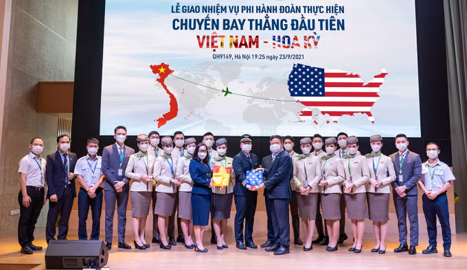 Bamboo Airways successfully operates first direct Vietnam-US flight ảnh 2