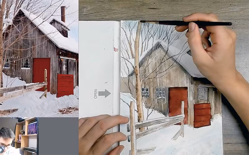 Online art teaching spawns amid COVID-19 ảnh 1