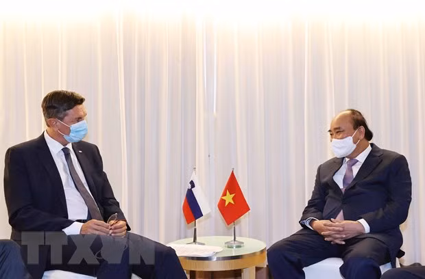 UNGA 76: President meets foreign leaders, WB President in New York ảnh 4