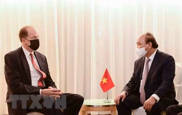 UNGA 76: President meets foreign leaders, WB President in New York ảnh 5
