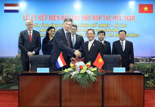 Binh Duong, Emmen city step up cooperative ties ảnh 1
