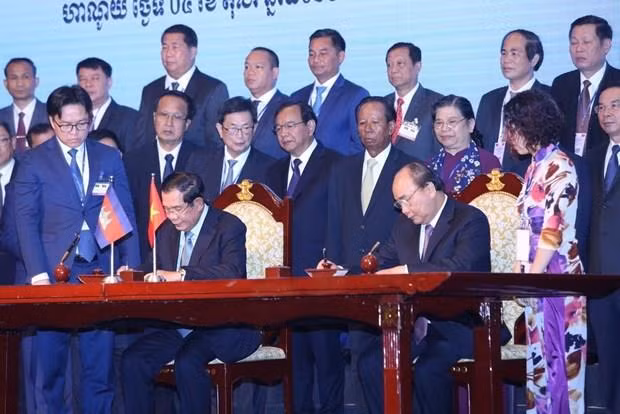 New progress in land border demarcation between Vietnam, Cambodia ảnh 1