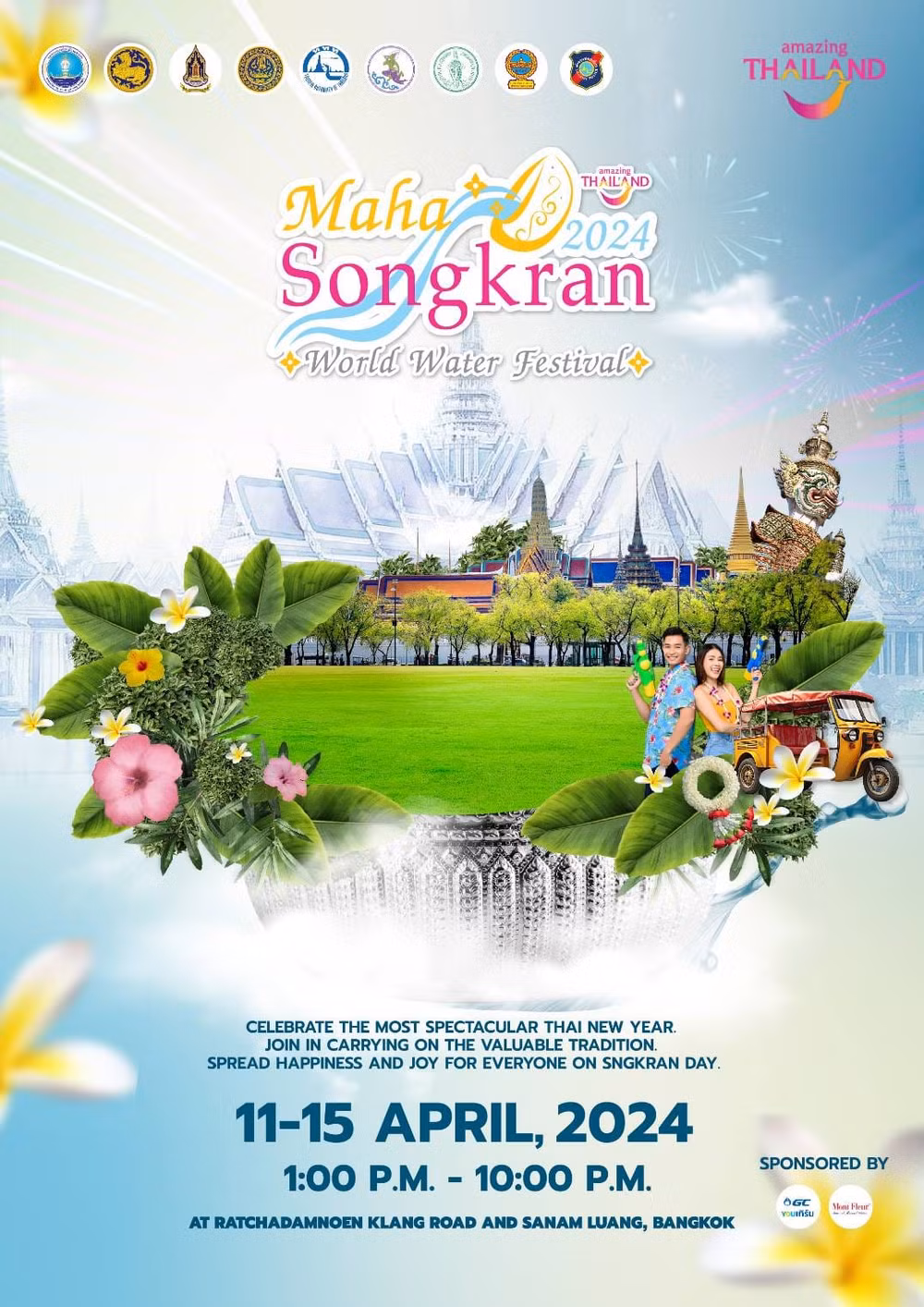 Bangkok prepares for Maha Songkran World Water Festival 2024 ảnh 1