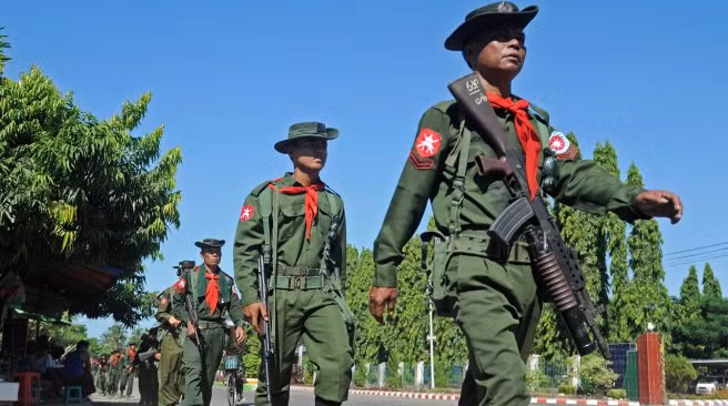 Myanmar conducts first joint military manoeuver ảnh 1 Myanmar conducts first joint military manoeuver ảnh 1