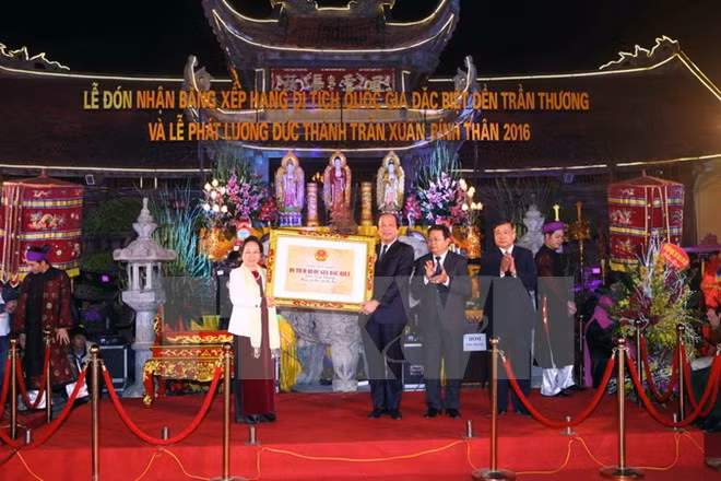 Ha Nam: Tran Thuong Temple named special national relic site ảnh 1 Ha Nam: Tran Thuong Temple named special national relic site ảnh 1