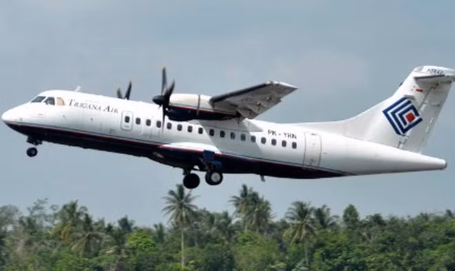 Indonesian airplane crashes into mountain ảnh 1