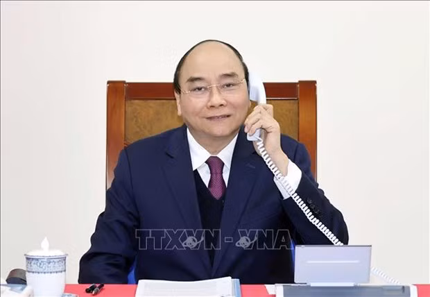 Prime Minister holds phone talks with US President ảnh 1