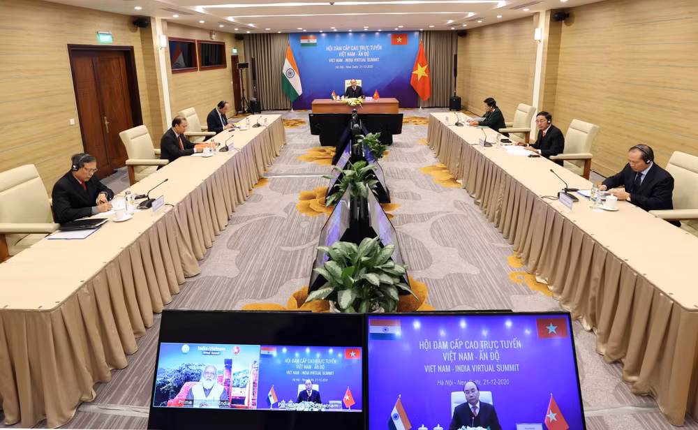 Vietnamese, Indian PMs co-chair virtual summit ảnh 2