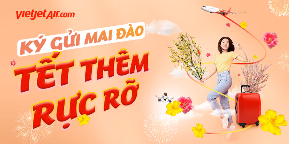 Vietjet transports apricot, peach blossoms on Lunar New Year 2024 ảnh 1