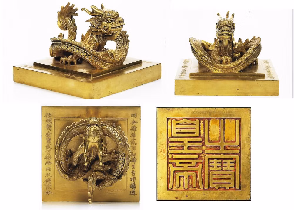 Auction for Vietnamese king’s gold seal further postponed in France ảnh 1
