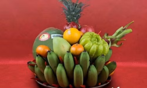 Tet fruit tray, indispensible part of Vietnamese culture ảnh 1 Tet fruit tray, indispensible part of Vietnamese culture ảnh 1
