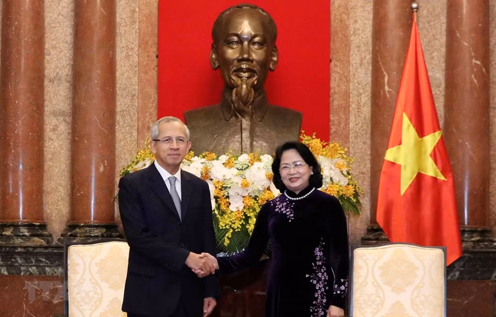 Vice President receives Thai chief judge ảnh 1