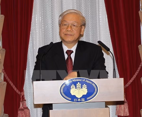 Party General Secretary busy in Japan ảnh 1