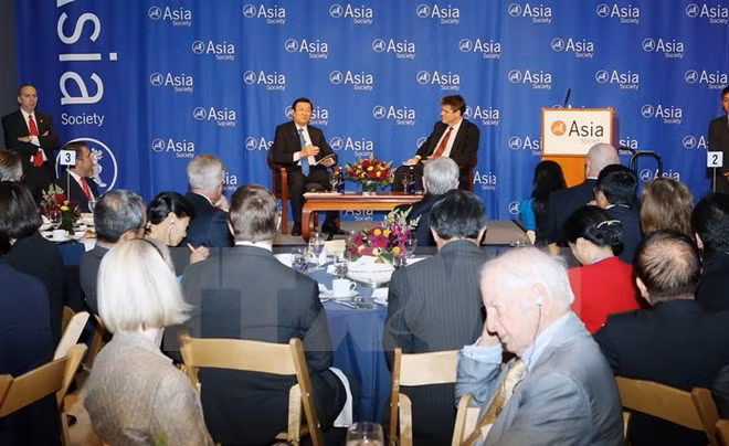 President attends Policy Dialogue on Vietnam-US ties ảnh 1