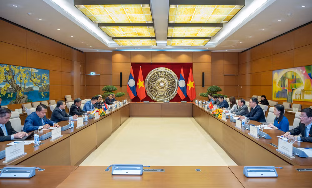 Vietnamese, Lao legislatures consolidate close ties ảnh 1