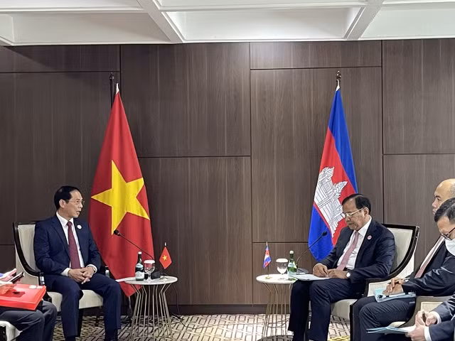 FM meets Cambodian, Philippine, Malaysian counterparts ảnh 2