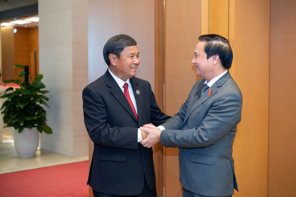 Vietnamese, Lao legislatures consolidate close ties ảnh 2