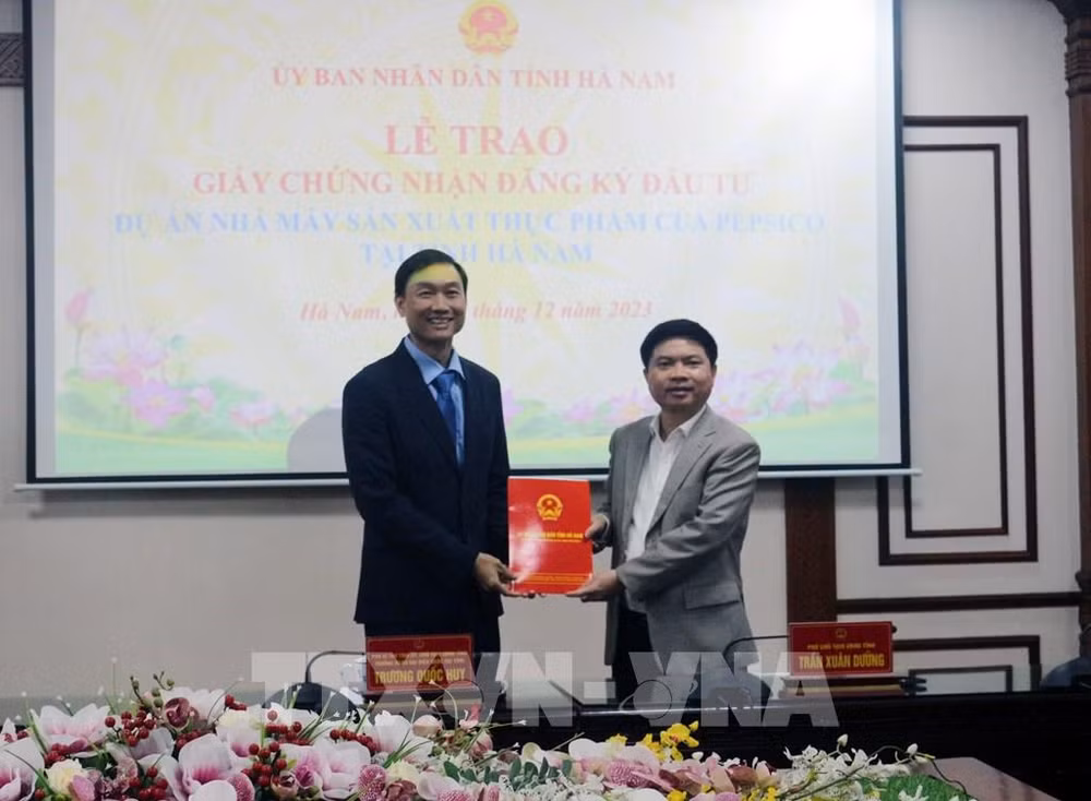 PepsiCo gains permission to build food factory in Ha Nam ảnh 1 PepsiCo gains permission to build food factory in Ha Nam ảnh 1