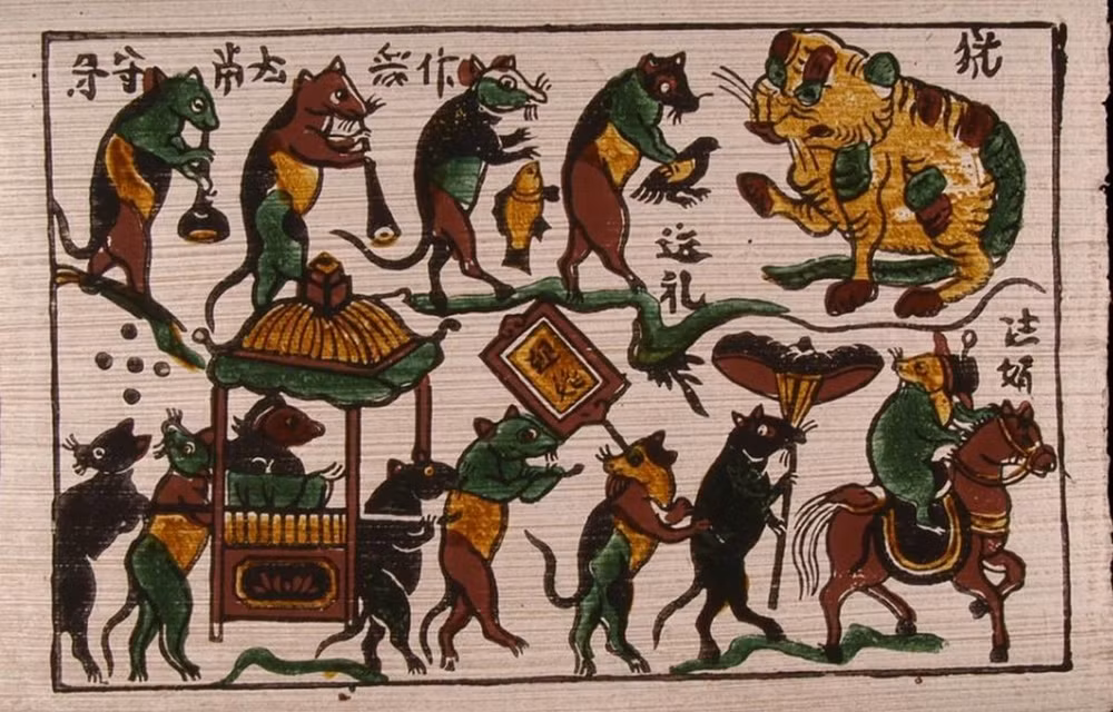 Dong Ho paintings - unique folk culture in Red River Delta ảnh 1