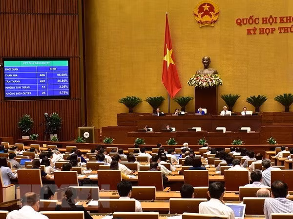 NA adopts two resolutions, three bills ảnh 1