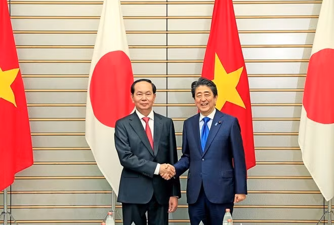 Japanese media covers talks between President, Japanese PM ảnh 1
