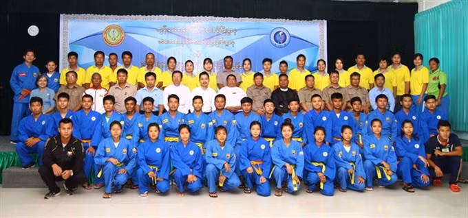 Myanmar introduces vovinam in six national sport academies ảnh 1