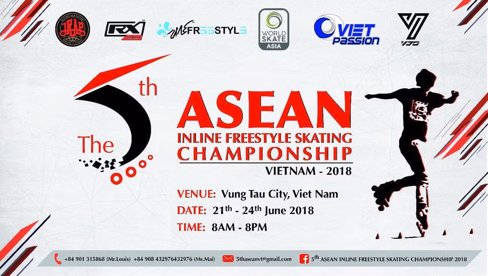 120 skaters show off skills at 5th ASEAN champs ảnh 1