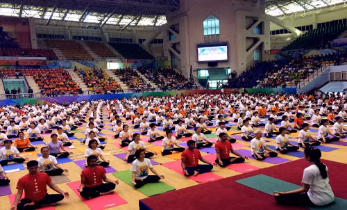Hanoi: 1,200 people to join yoga performance ảnh 1