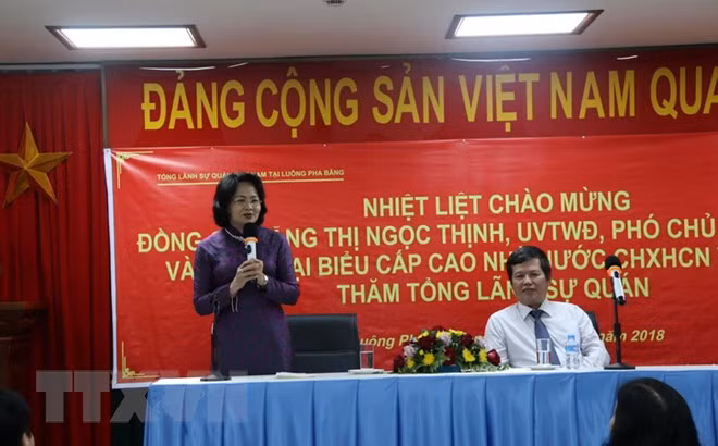 Vice President Dang Thi Ngoc Thinh wraps up Laos visit ảnh 1