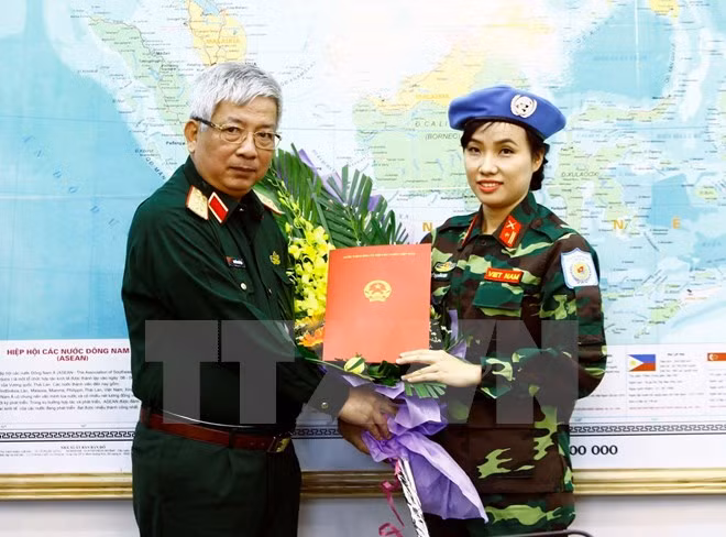 Vietnam sends first female officer to UN peacekeeping mission ảnh 1