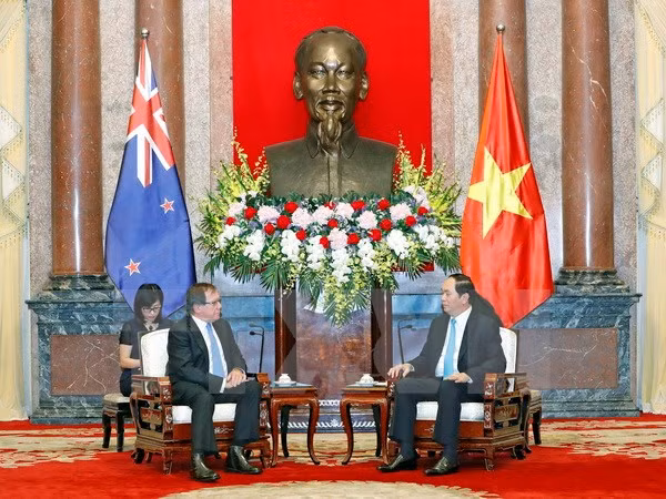 President hopes NZ to join economic development in Vietnam ảnh 1