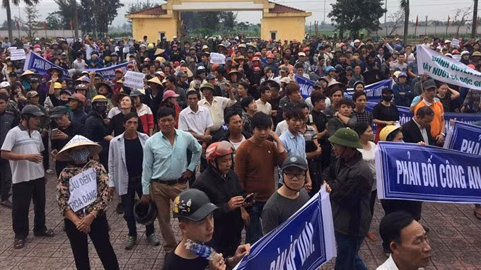Public order disruption case in Ha Tinh prosecuted ảnh 1