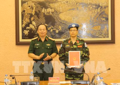 More Vietnamese officer joins UN peacekeeping mission ảnh 1