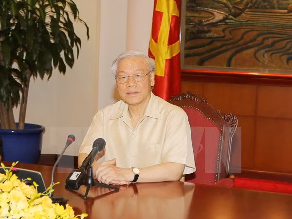 Party leader leaves for official visit to US ảnh 1
