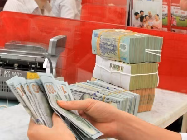 Reference exchange rate up 14 VND ảnh 1