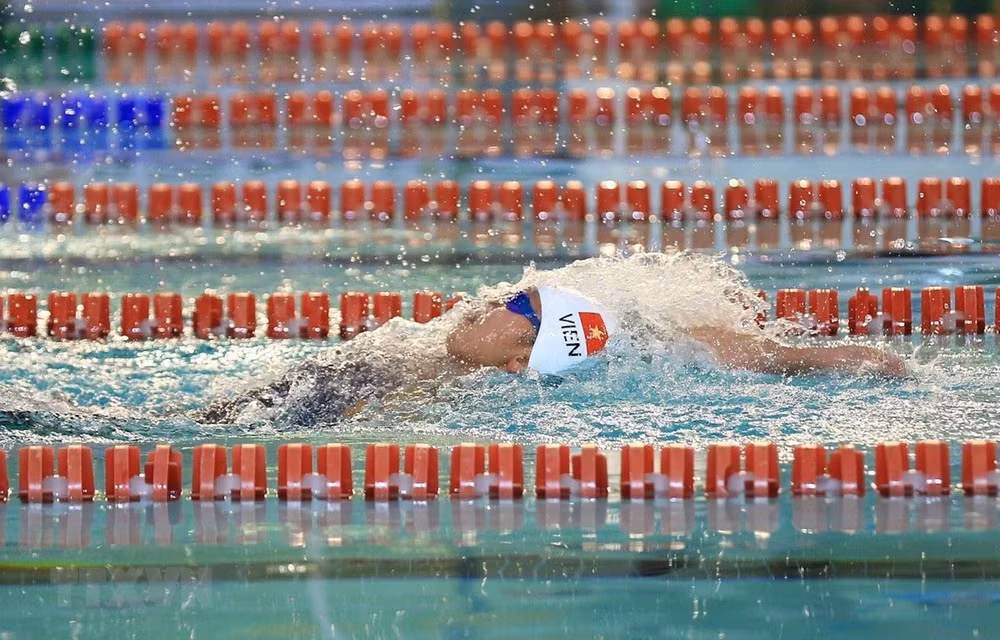 Vietnamese swimmers compete at FINA World Aquatics Championships ảnh 1
