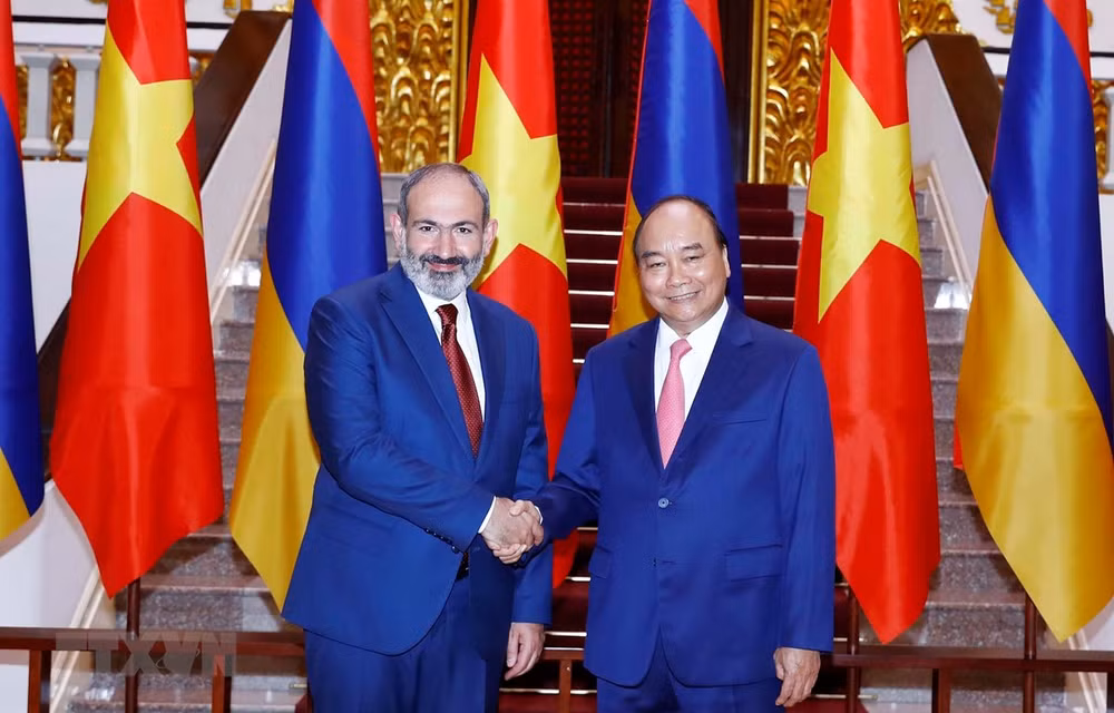 Armenian PM concludes official visit to Vietnam ảnh 1