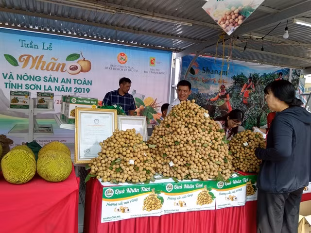 Son La Longan and Safe Farm Produce Week 2019 in Hanoi ảnh 1