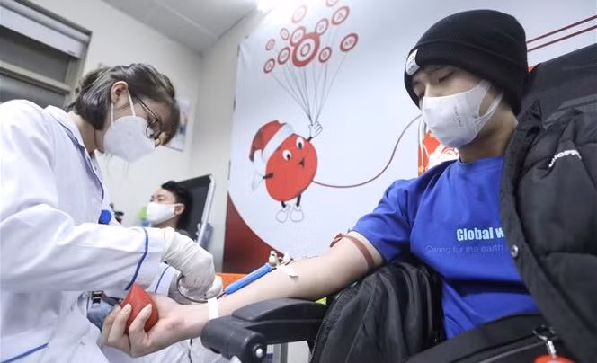 15th “Red Spring” festival collects 8,600 blood units ảnh 1