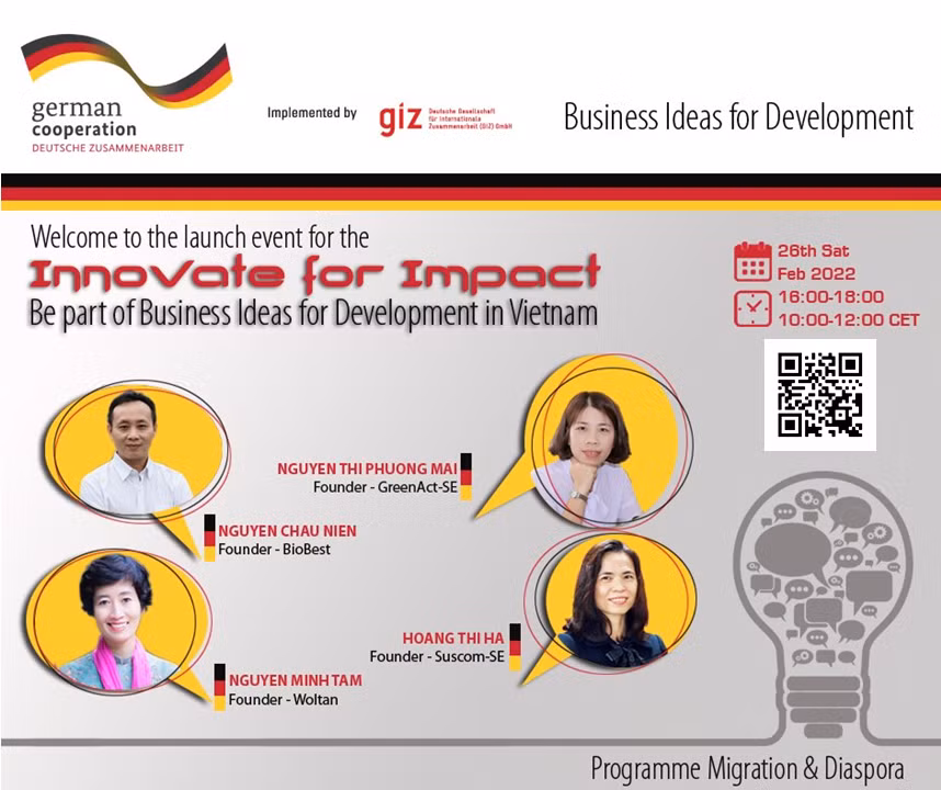 GIZ project to nurture German startup ideas in Vietnam ảnh 1