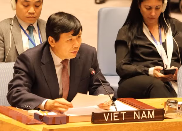 Vietnam represents ASEAN in committing to jointly protecting civilians in armed conflicts ảnh 1