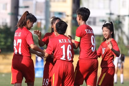 Vietnam U-16 crush Lebanon 7-0 at AFC women’s champs ảnh 1